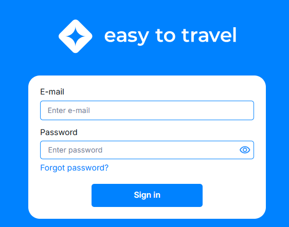 Authorization login page
